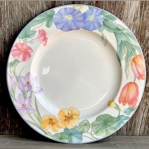 Vintage Discontinued Mikasa Optima SPRING LEGACY 10.75” Dinner Plate Replacement